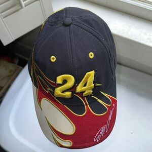 NASCAR DuPont Motorsports Jeff Gordon 24 Hendrick red, blue, yellow & white cap